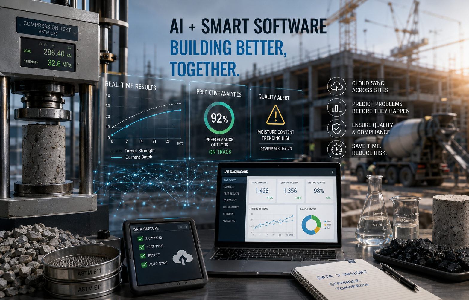 How AI and Smart Software Are Quietly Reshaping Construction Materials Testing